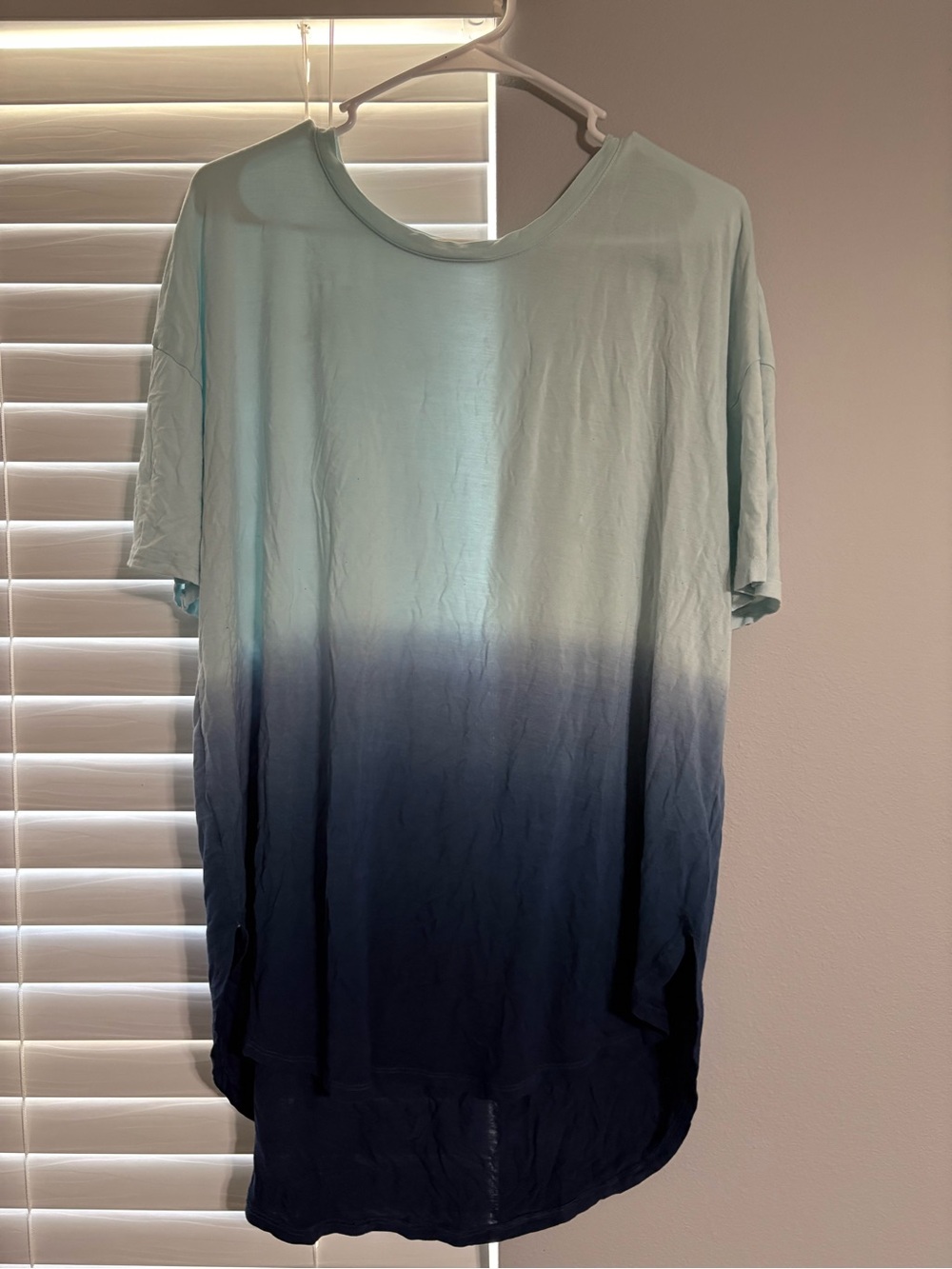 Women’s Ombre Short-Sleeve Tee - Aqua to Navy